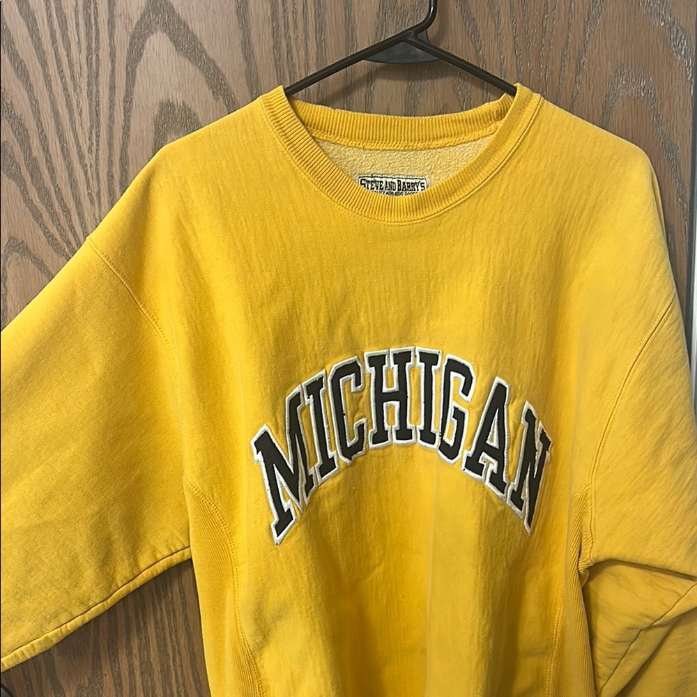 Yellow Michigan Sweatshirt